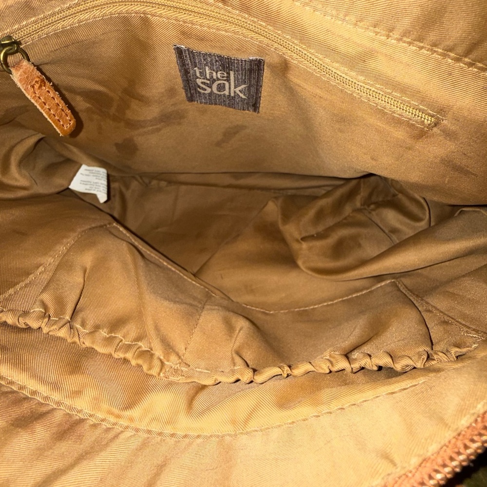 The SAK Brown Leather Shoulder Bag - Picture 7 of 7